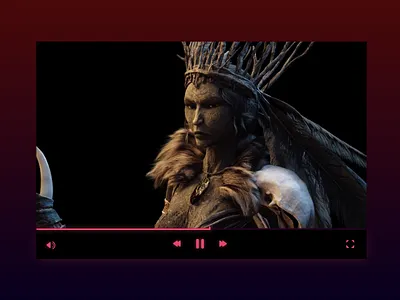video player - dailyUi 057 american gods daily ui challenge dailyui dailyui057 video video player