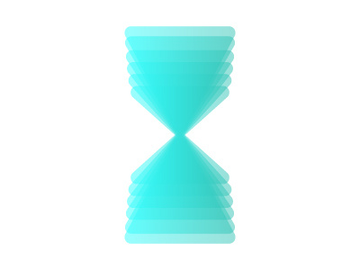 sand timer gradient sandtimer triangel