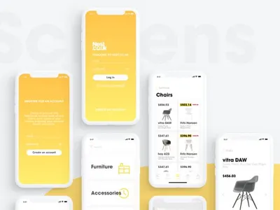 Nest app concept app concept design layout mobile screen space trends ui ux web