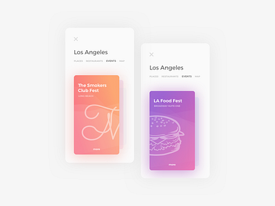 City Guide app clean color concept creative design flat graphics illustration minimal ui ux