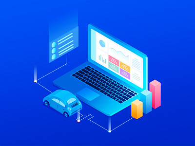 computer box car computer data