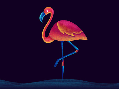 crane bird crane red