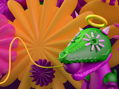 Ancestros 3d design ilustration