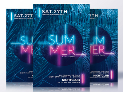 Summer flyer templates creative flyer flyer party flyer templates invitation psd psd flyer psd templates summer flyer summer poster summer psd