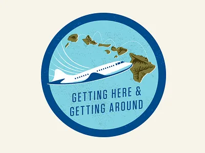 Hawaii Magazine Readers' Choice Awards airplane design editorial hawaii illustration island hopping islands magazine sticker travel