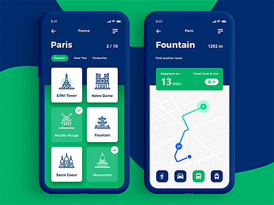 Travel App Concept app clean ios map statistics stats travel ui ux