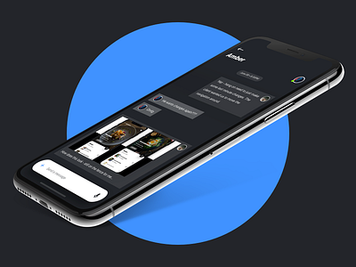 Dark UI Messaging App Concept (WIP) app call chat dark ios message messenger phone photo ui video voice