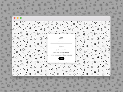 Login Page black black and white bnw crowd login page ui user interface web website white