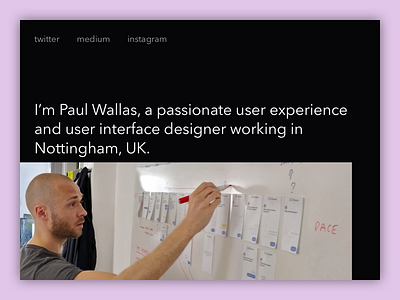 Small portfolio tweaks design portfolio website