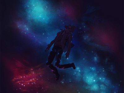 "Who're you in this vast multiverse, Mr Strange?" doctor fanart marvel photoshop procreate space strange zat3am
