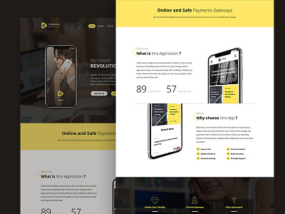 Application website design agency app application corporate mobile startup ui ux wordpress