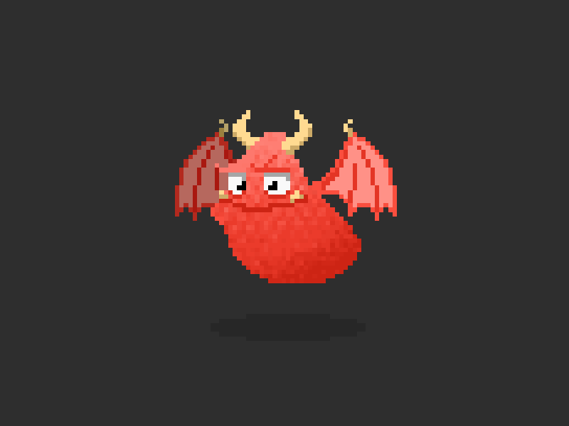 Devil Dude animation art hexels marmoset pixel