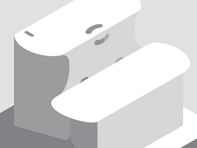 Standify Desk illustration minimal standing desk vector