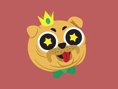 You Look Like May character design dog illustration pug vector