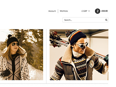 E-Commerce Design design ecommerce orange