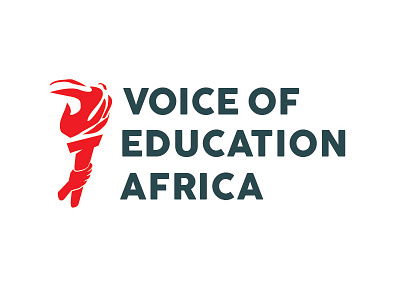 Voice Of Education Africa africa education fire logo nigeria torch voice