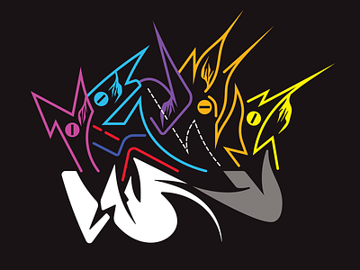 9CTAG affinity designer digital graffiti tag vector © shockjoy