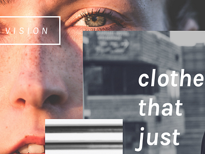 vision cool ghost button hipster minimal pastels soft type typography ui ux