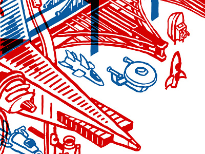 Architecture poster progress crop 2 architecture building car digital drawing future illustration isometric san francisco