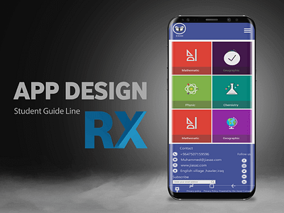 RX App aplication app art branding design graphic icon ios logo mockup ui