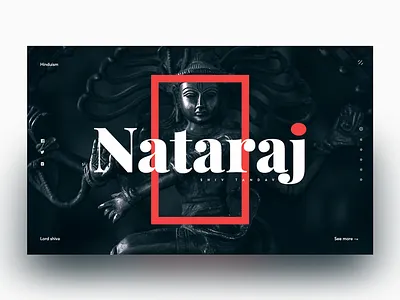 Hinduism Blog Header blogpost dailyui hinduism image nataraj ritzmo sculpture site web webheader website