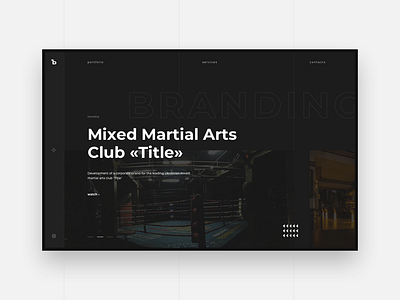 Branding Agency agency branding concept desing portfolio slider ui ux