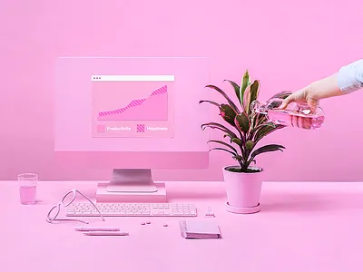 Happiness means money chart keyboard money photo pink spraypaint ui