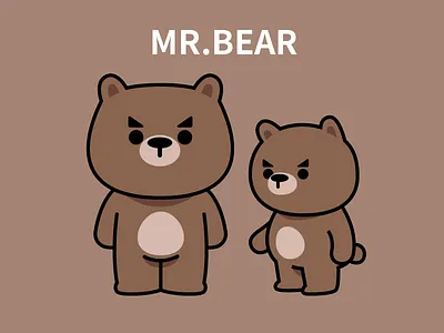 Mr.BEAR animal bear cartoon character