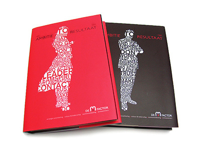 De M Factor note book typography