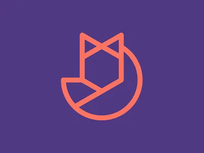 Parcel Den box delivery fox logo parcel