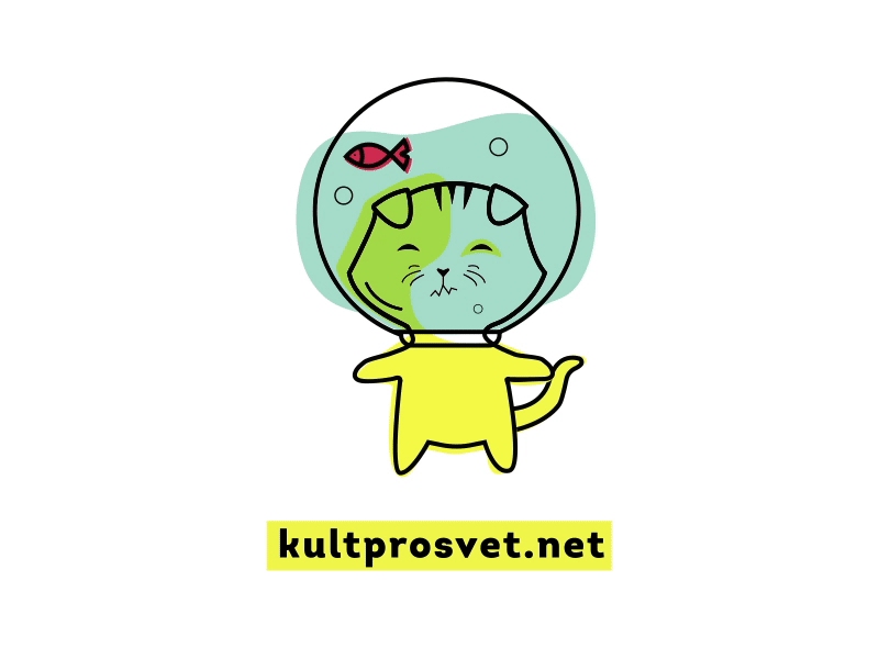 An Astronaut Cat animal animation art brand branding cat character flat gif illustration sticker