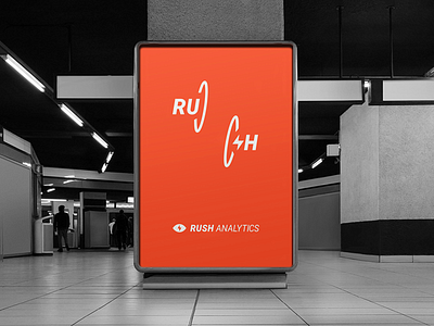 RUSH ANALYTICS analytics eye flash flashlight orange rush search speed