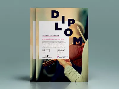 Diploma design diplom graphic design layout print typography