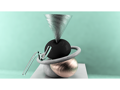 C4D material composition 3d c4d composition forms geometry illustration maxon