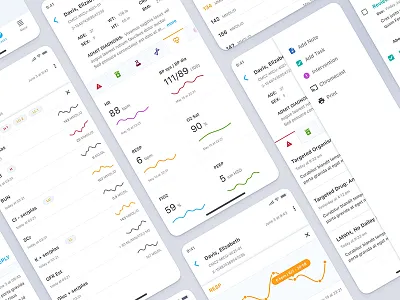 Medical Mobile App app charts doctors medical mobile nurses