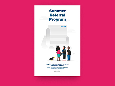 Referral Poster illustration