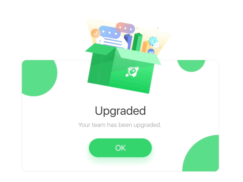 Hey! You got a box! | The upgrade box illustration invision motion studio upgrade