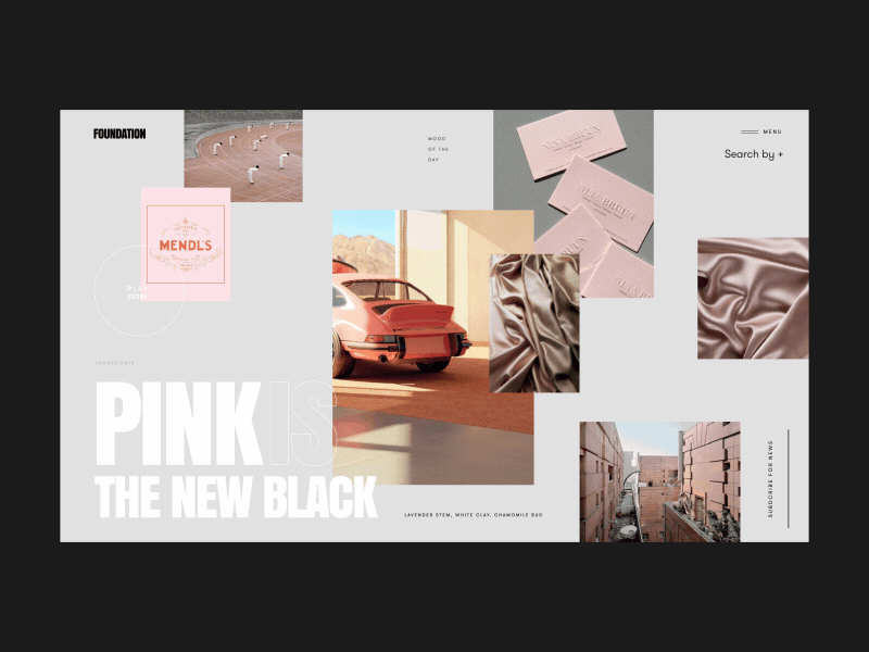 Foundation Marketplace Weekly Inspiration Animation animation foundation grid inspiration marketplace pink product ui ux web white whitespace