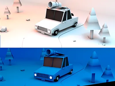 Flat Design for MetLife Brand. 3d art blue brand colors creative design flat job little