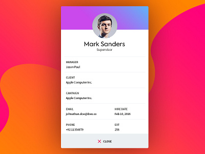 Profile app design flow ios mobile modern ui product profile ui ux