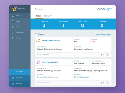 Cybersight dashboard free throw ngo ui web