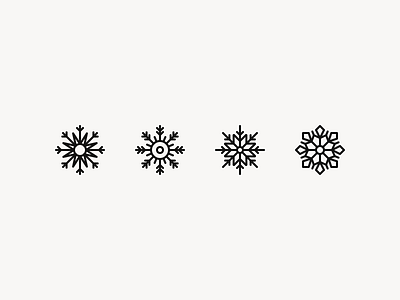 Snowflakes christmas cold icons snowflakes symmetry winter