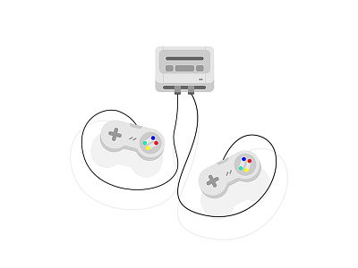 Nintendo Console art console design game gray illustration minimal nintendo old vector web
