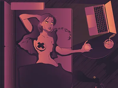 Alone with herself alone girl jagermeister sex skate