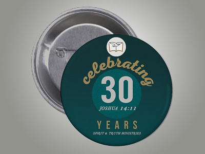 STEM Church | 30th Church Anniversary Button Pin button pin church church anniversary stem stem church