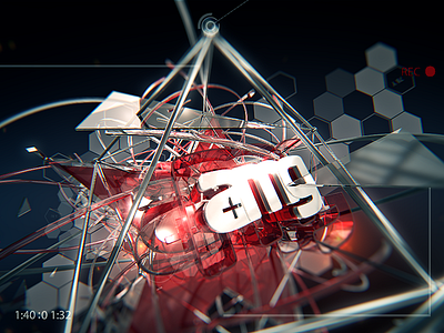 +AMG abstract 3d cinema4d motiondesign