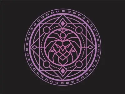 Line Art (Monoline) Magic Circle art circle dark geometric line magic monoline precision ritual summon