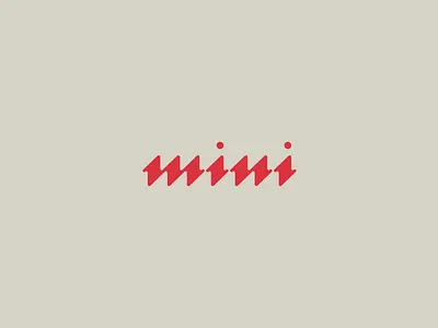 mini identity letters logo logotype mini minimalistic sign