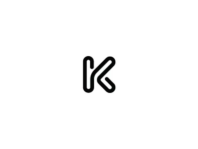 36 days of type - K 36 days of type black and white branding graphic design logo logo design minimal minimal design typography