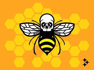 Killer Bees design killerbees steelers sticker